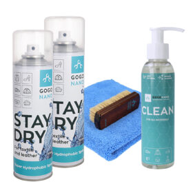 Nano Waterproof Coating & Cleaning Family Pack