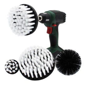 Drill Brush Set of 4 (white soft fibers)