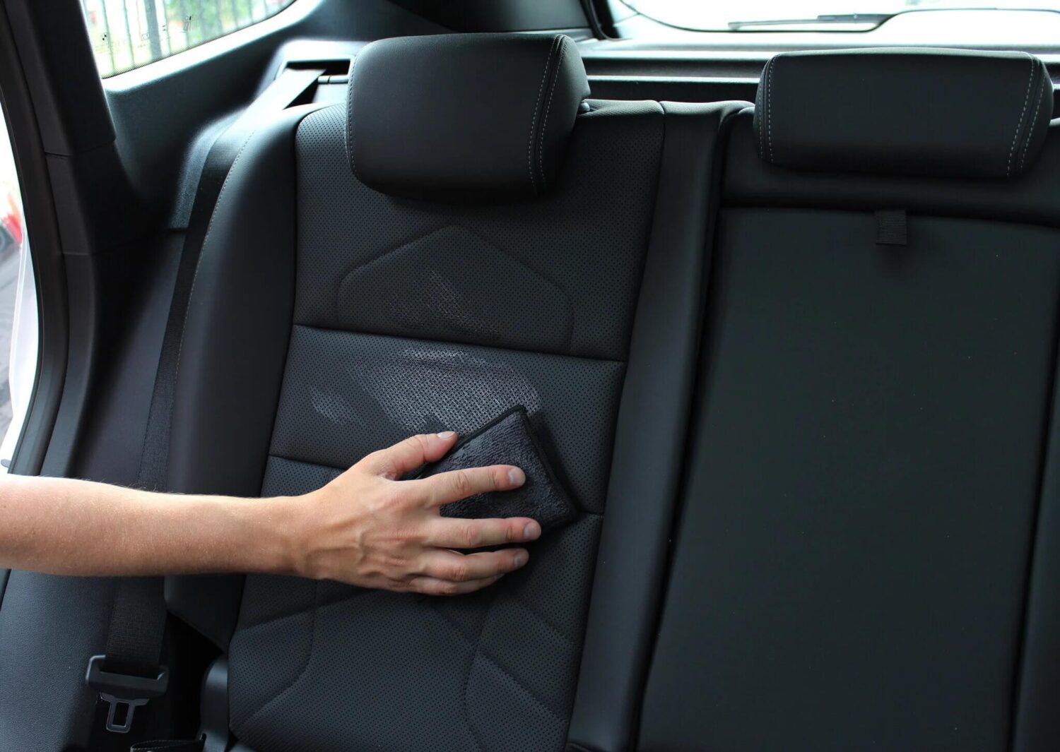 Leather cleaner sponge for car's interior care