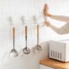 Plastic suction cup hooks for kitchen